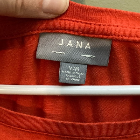 Jana Orange Fitted Long Sleeve Blouse - Picture 2 of 8